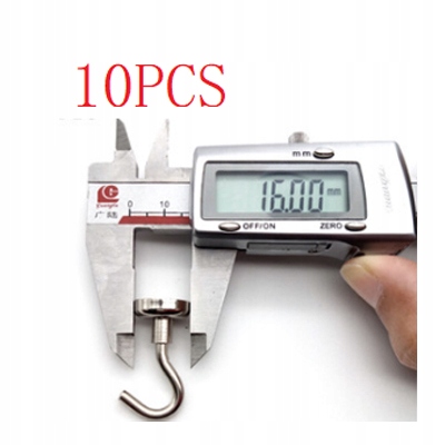Kúpeľňová sada - 10 kusov magnetický háčik silný neodymium magnet ha