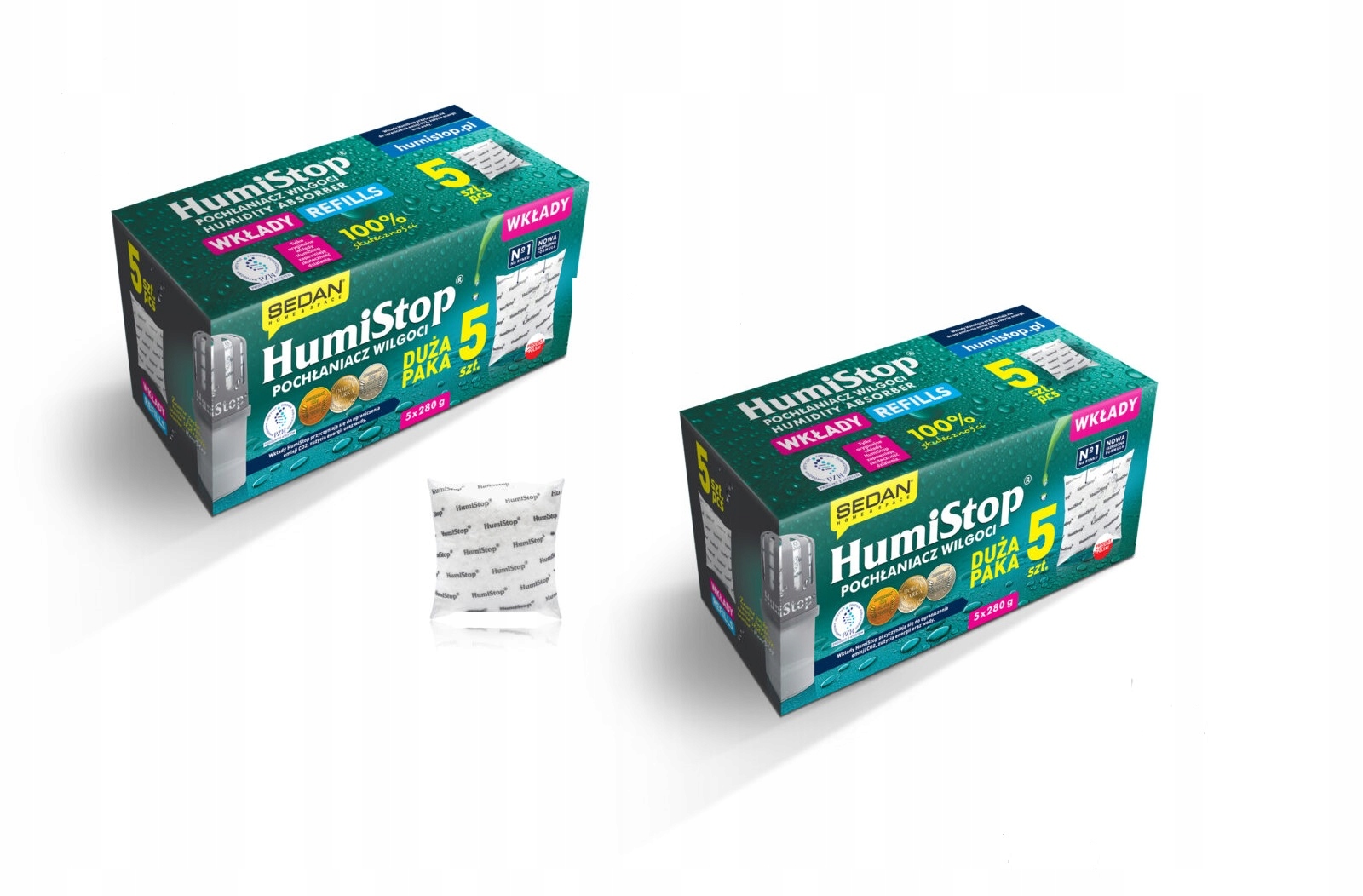 Pohlčovač vlhkosti - Absorbér vlhkosti - 200g kazety - nastavte 20 ks