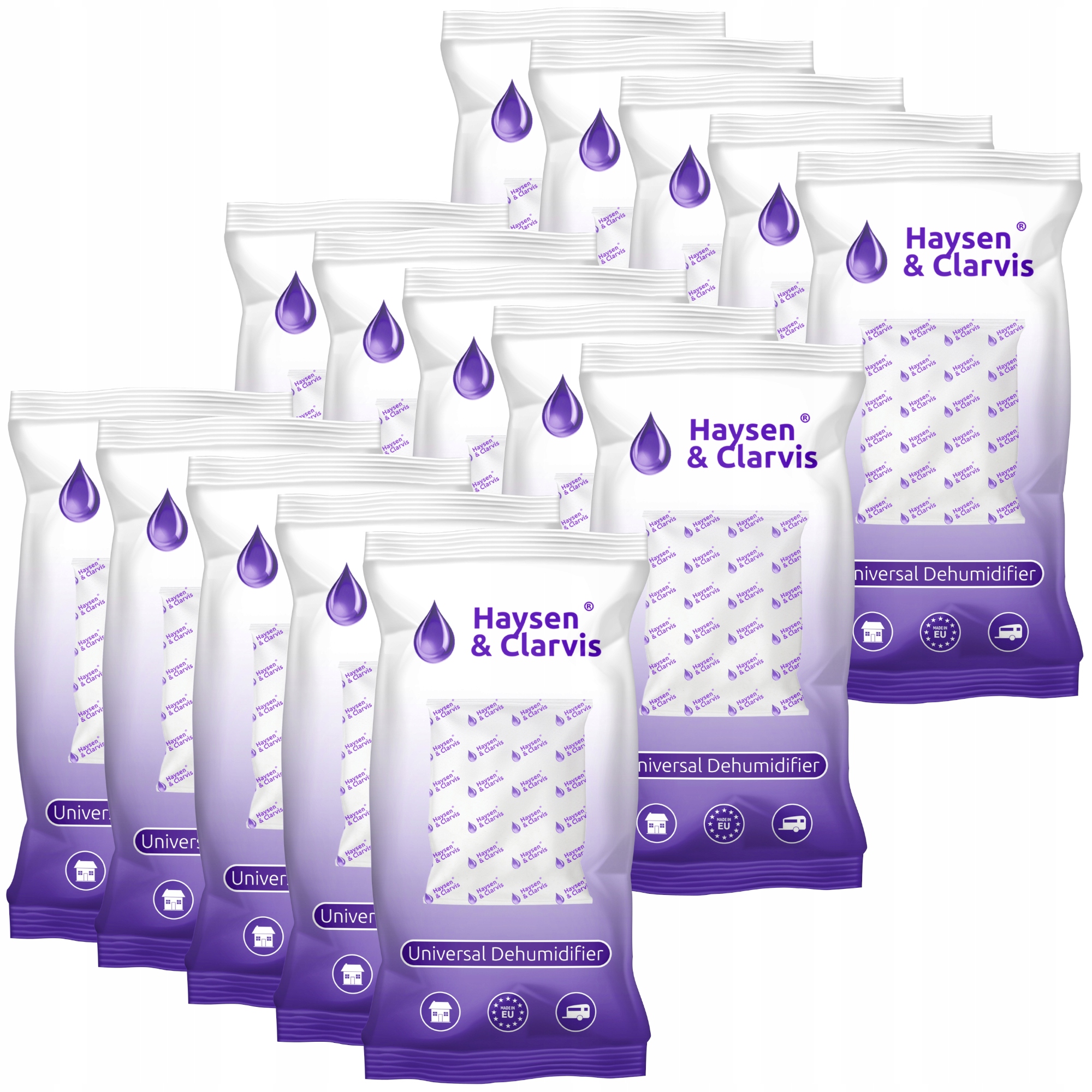 Pohlčovač vlhkosti - Vlhký absorbér drahokamový pasca 400 ml x 6 kusov