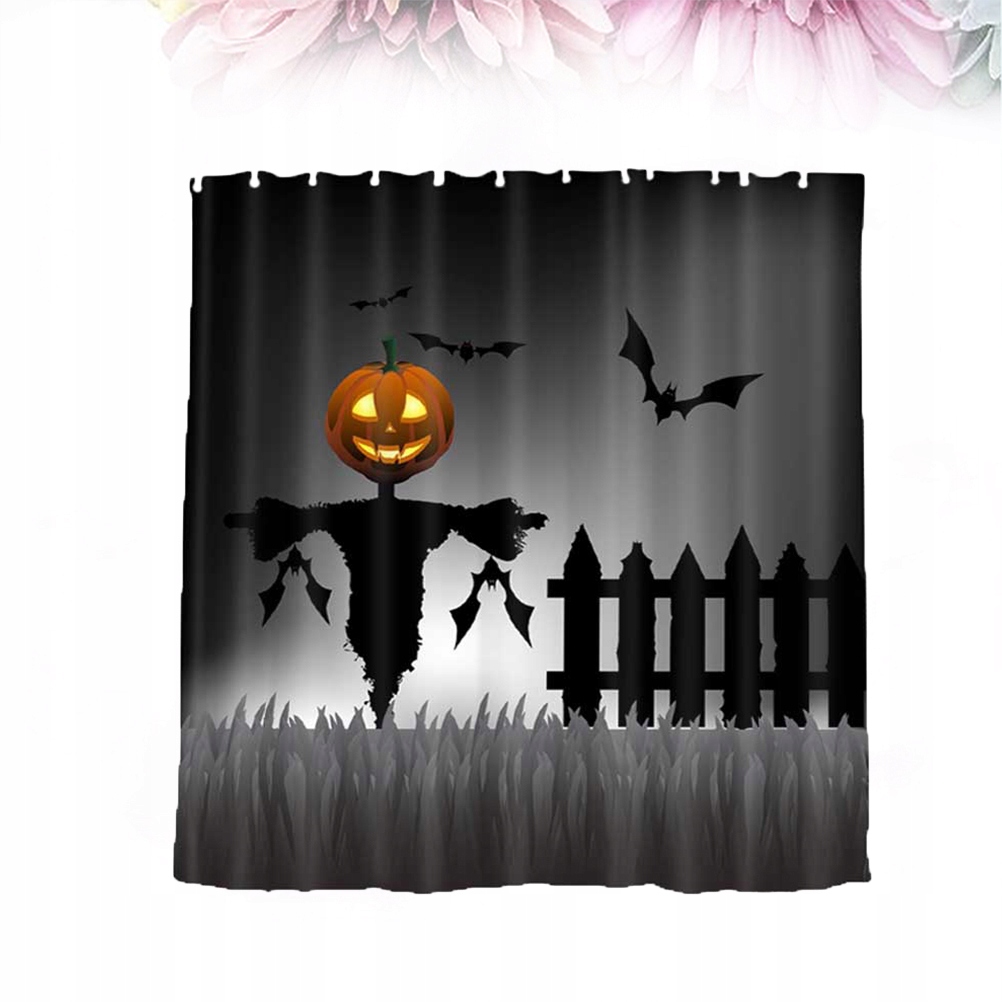 Sprchová tyč - 1 ks Halloween Curtains Halloween Window Curtains After