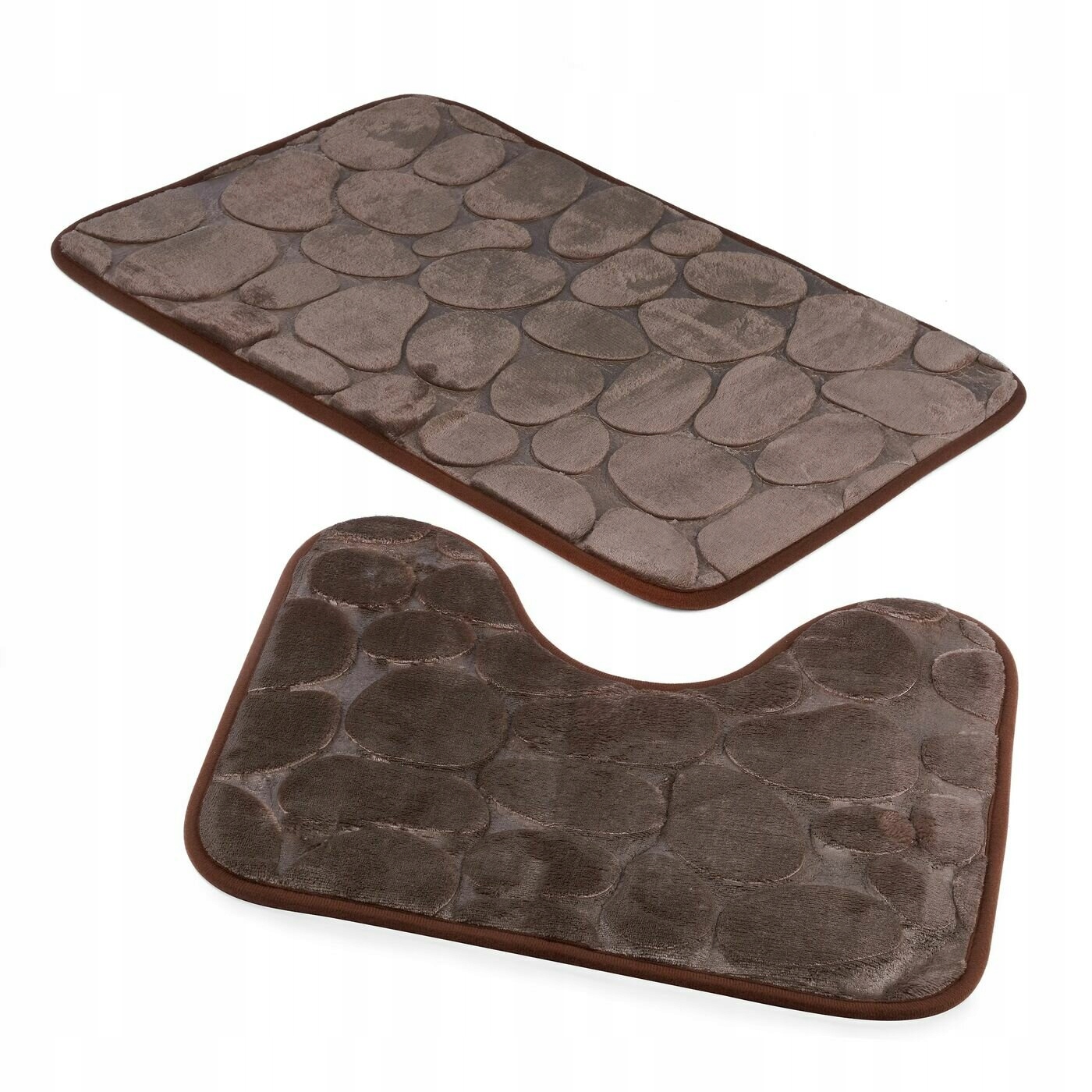 Kúpelňová predložka - 2 kúpeľne Koberce Kúpeľňa bronz Kpl