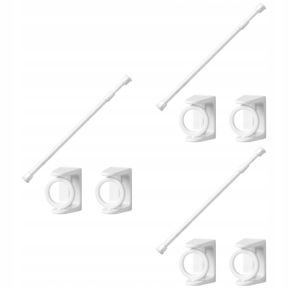 Sprchová tyč - Flexibilná sprchová tyč Duschy 300-300 cm x