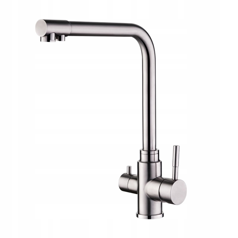 Kuchynské batérie - Paola Lux Elastic Elastic Elastic Black Chrome