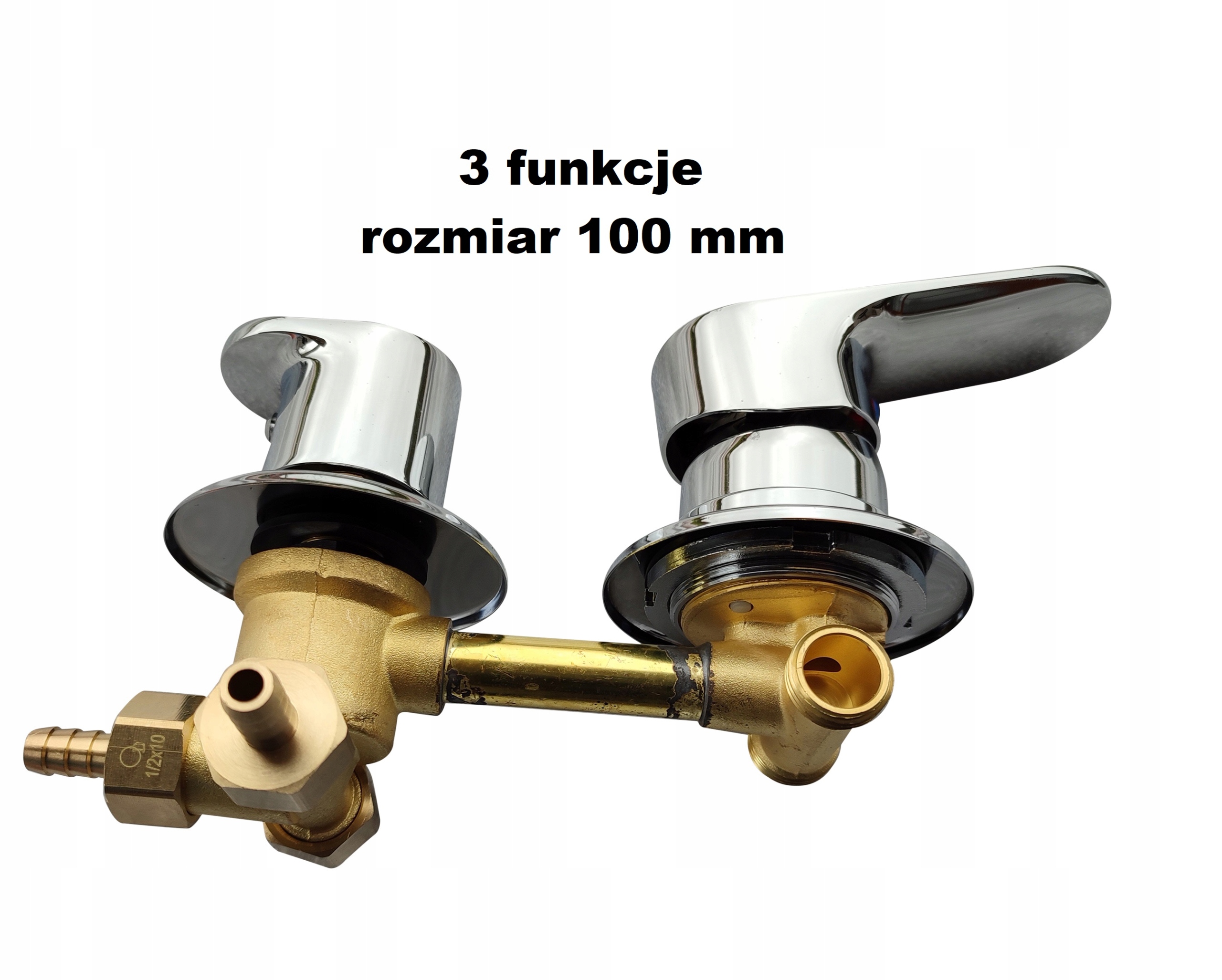 Sprchová batéria - 3 funkcie 10 cm nový typ gombíka Batériový mixér