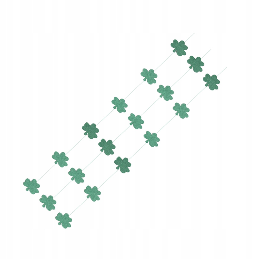 WC misa - 3 súpravy Shamrock Banner St Patricks Decor