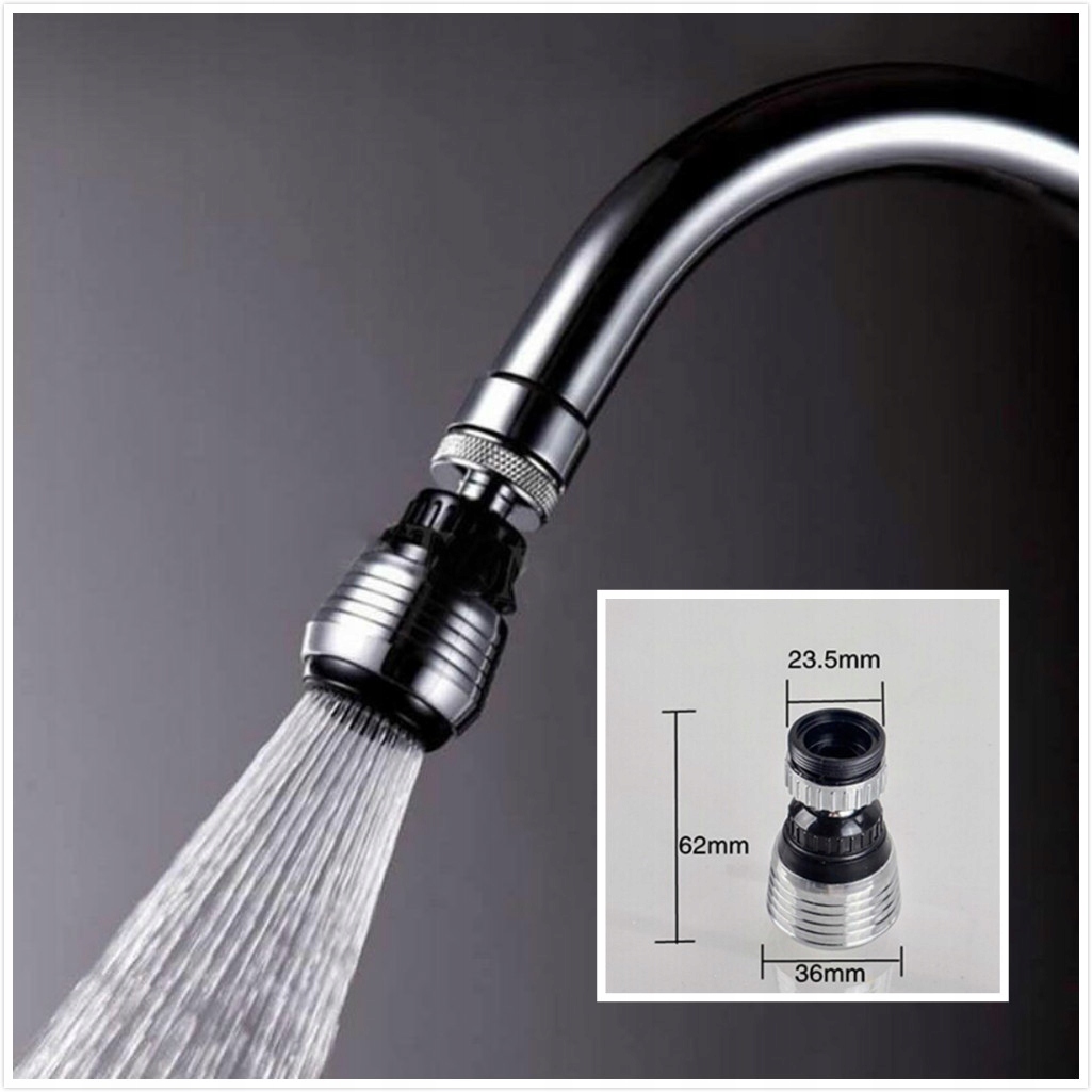 Sprchová tyč - 360 stupňov, vodná bubbler torsionálna úspora hlavy