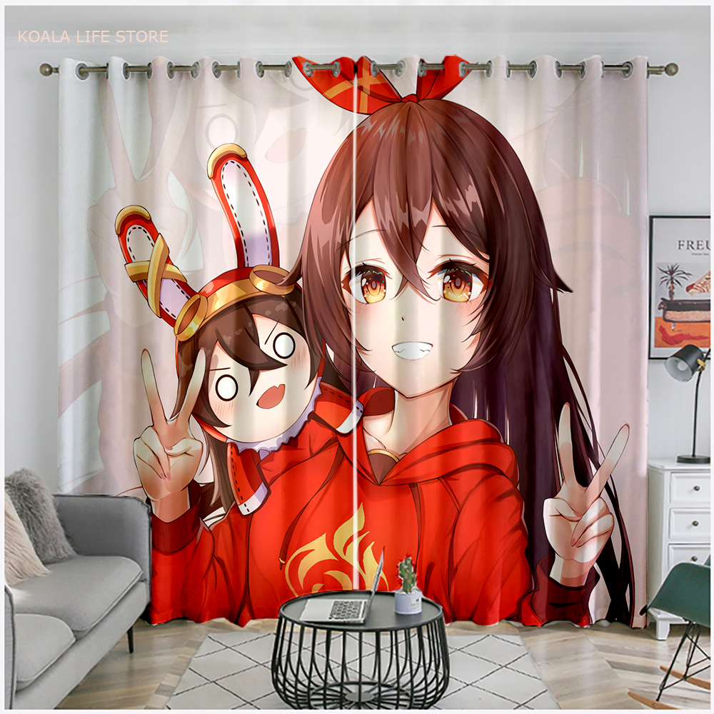 Sprchový záves - 3D keqing plapací uterá
