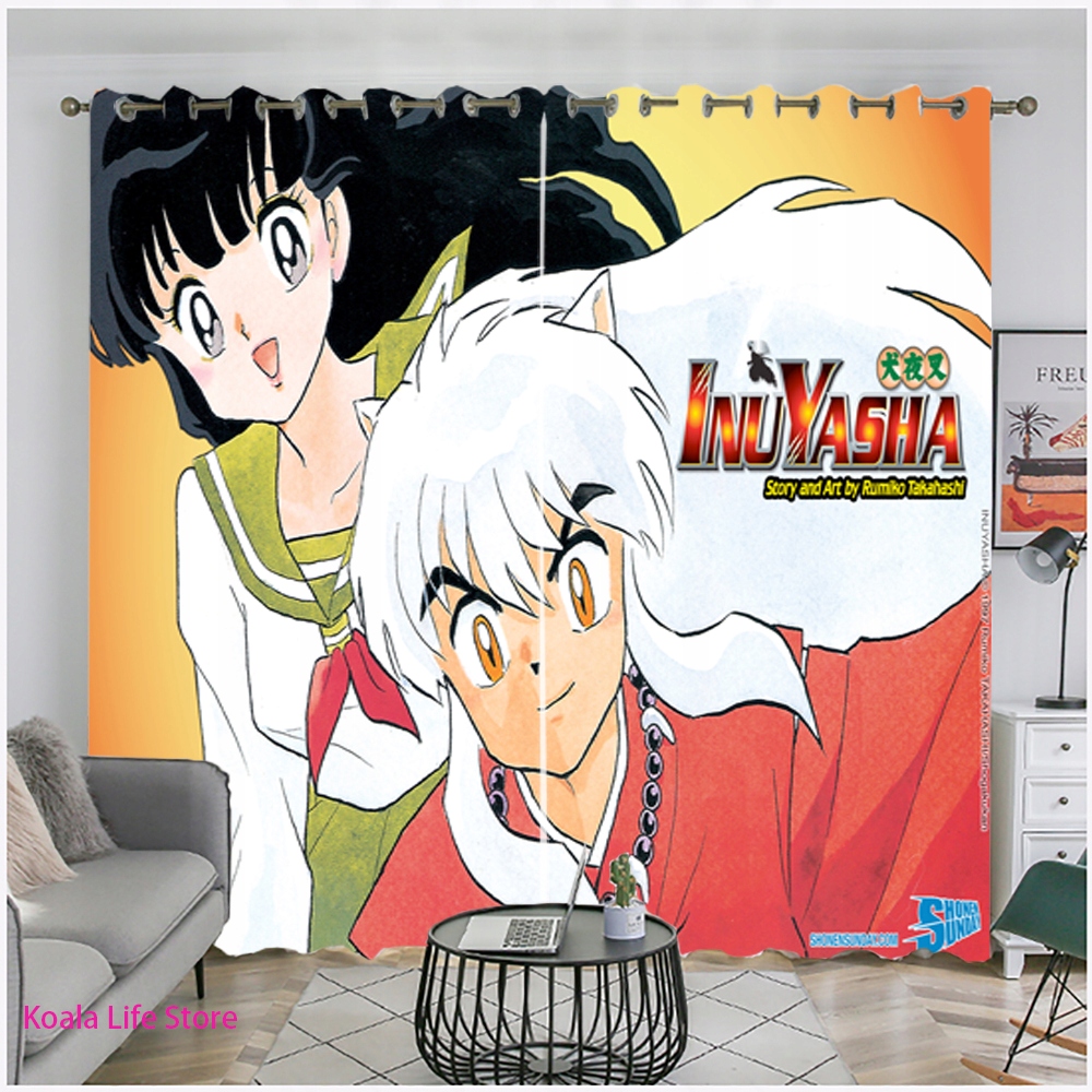 Sprchový záves - 3D manga Bathga Anime Inuyasha curren