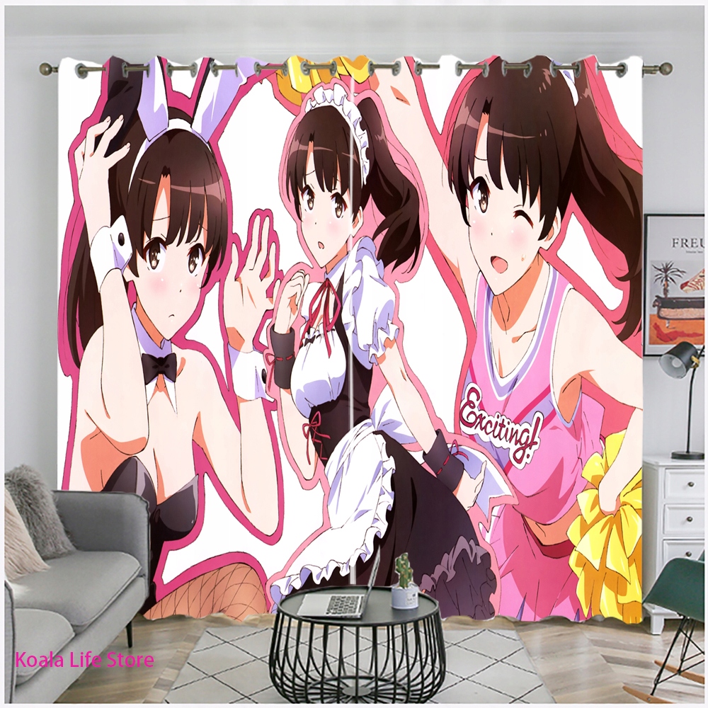 Sprchový záves - 3D kúpeľne vymeniteľné dievčenské záclony