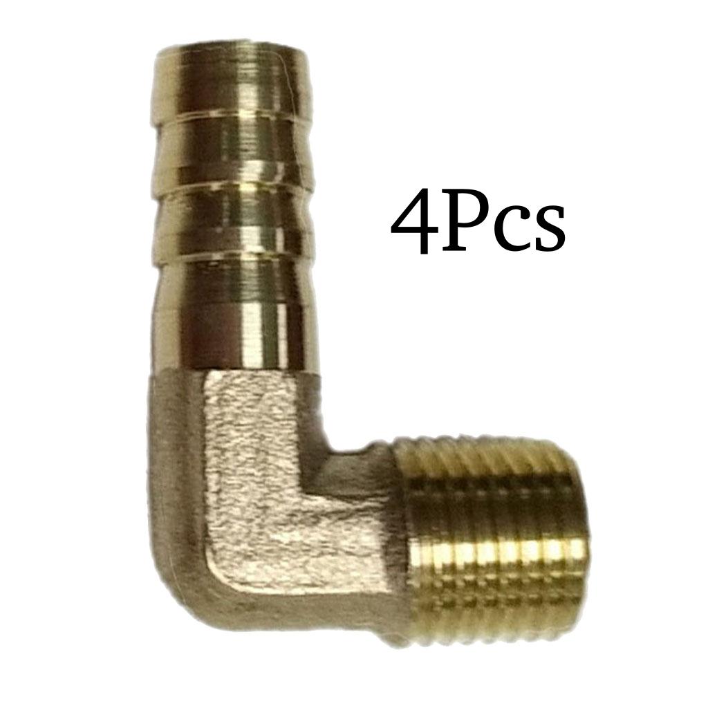 Pánske vlákna 4x1/2 palce NPT x 10 mm palcový lakť