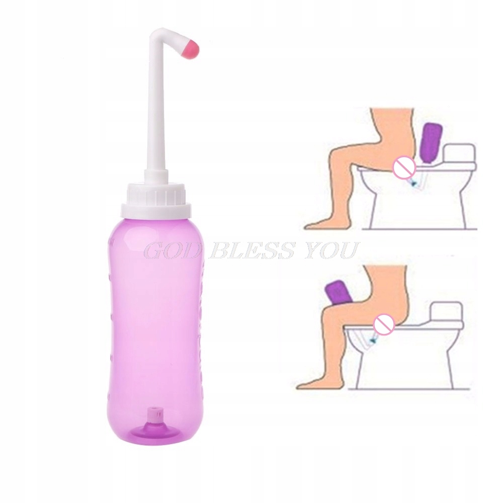 Sprchová tyč - 500 ml prenosný manuálny manuálny rukoväť BIDET Hygiena OSO
