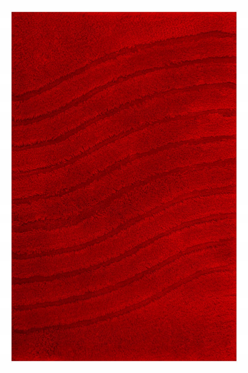 Kúpelňová predložka - 50x80 cm jednotný červený kúpeľňový koberec