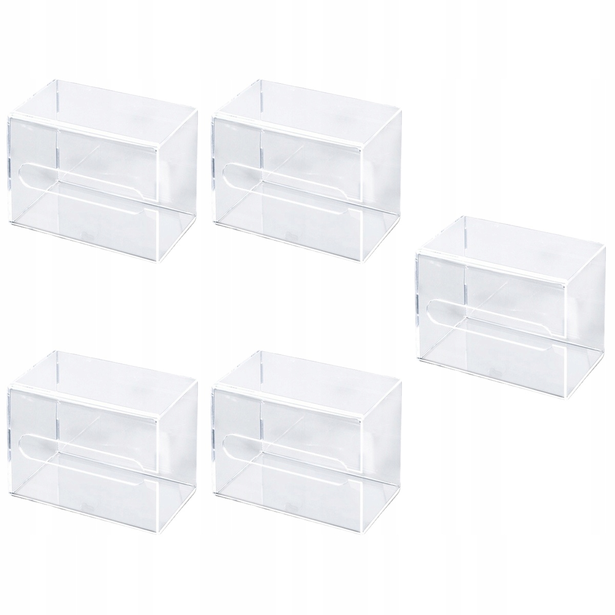 Držiak na toaletný papier - 5x nástenná nádoba pre tkanivá