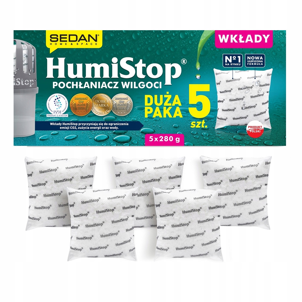 Pohlčovač vlhkosti - Vlhkosť vlhkosti 400 ml vlhkosť 3in1 x 6