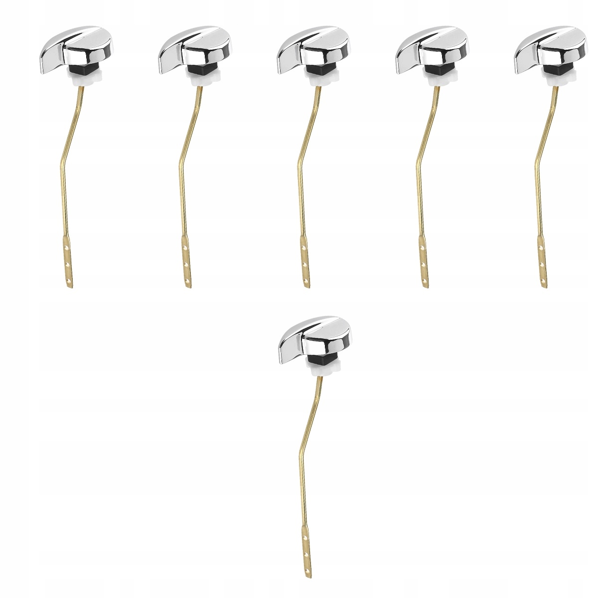 Páky pák na toaletu s 6 kusmi páky páky