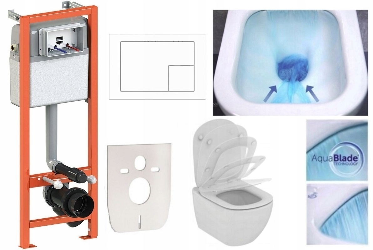Podomietkový WC modul -  6in1 Floven Flemate Set +Tesi Aquablade WC