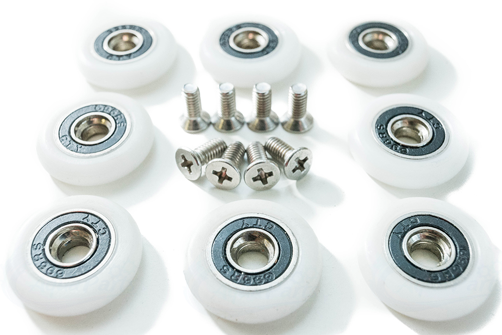 Valček valca 8ks pre 23 mm sprchovú skrinku