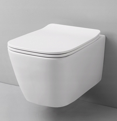 WC misa - A 16 mini lemless toaletných misiek s doskou Artceram