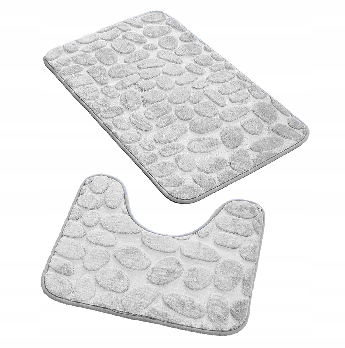 Kúpelňová predložka - AG491C Kúpeľňa koberca X2 Soft Set 50x80