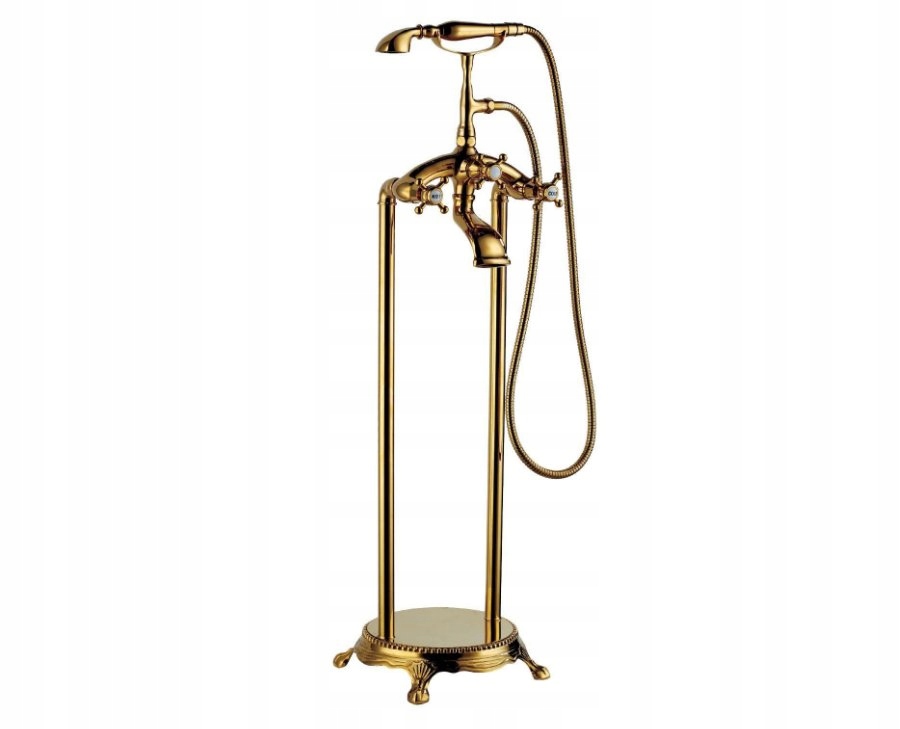 Vaňová batéria - Aqua di Como Battery Bath Retro Gold Stojaci