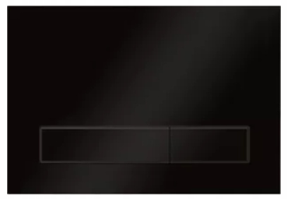 Splachovacie WC tlačítko -  Tlačidlo Aquafiori M08 Black Mat SPP/119/0/K