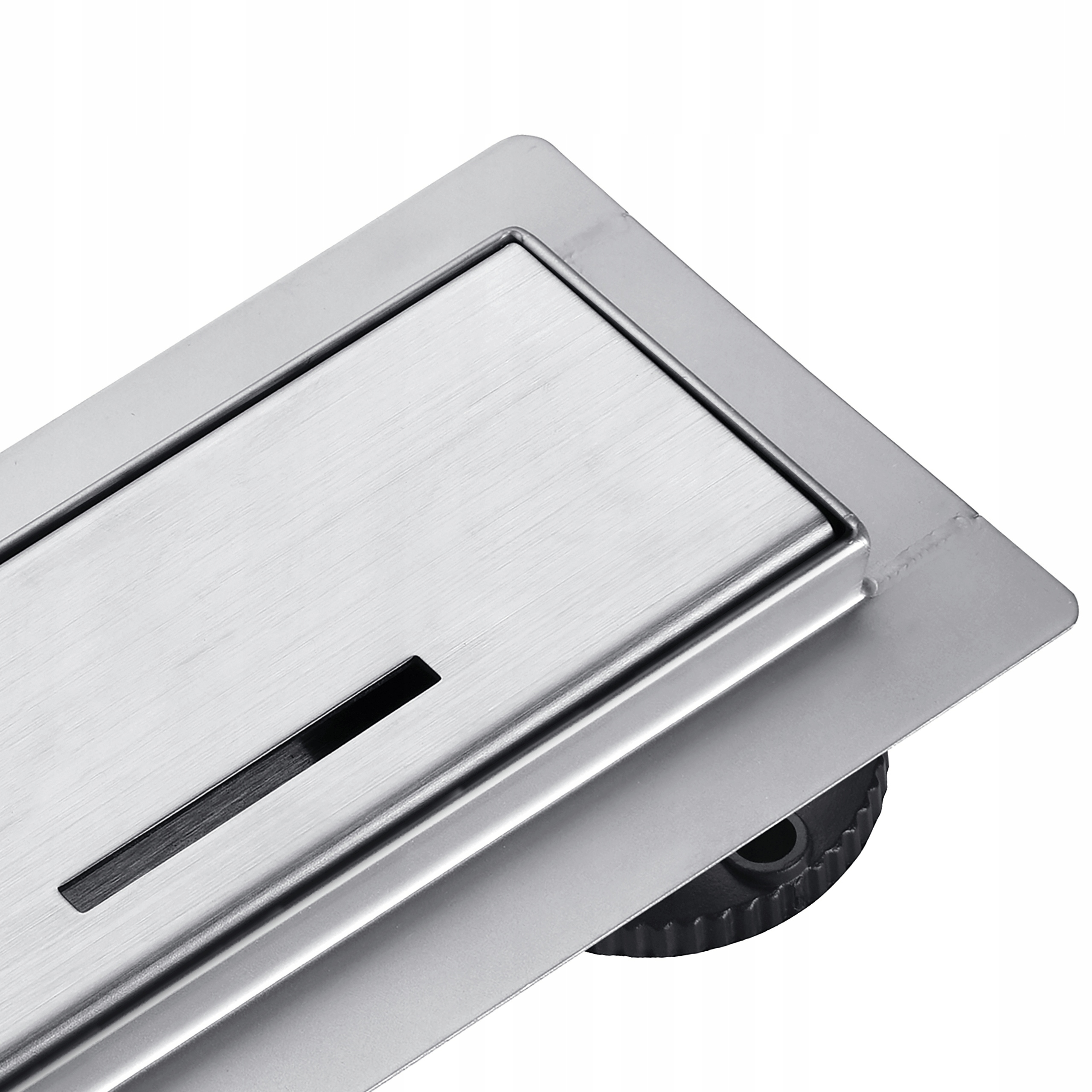 Sprchový žľab odtok - Aquauno lineárny odtok 60 Chrome dekor jeden pásik