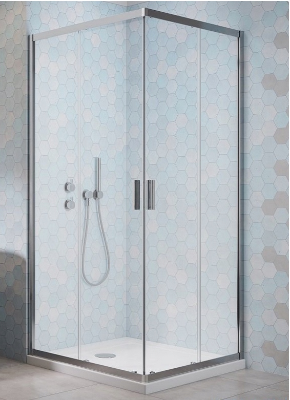 Sprchový kút, kabína - Sanswiss Cadura Cabin 90x80 CA13+CAT1 Dvere+nové
