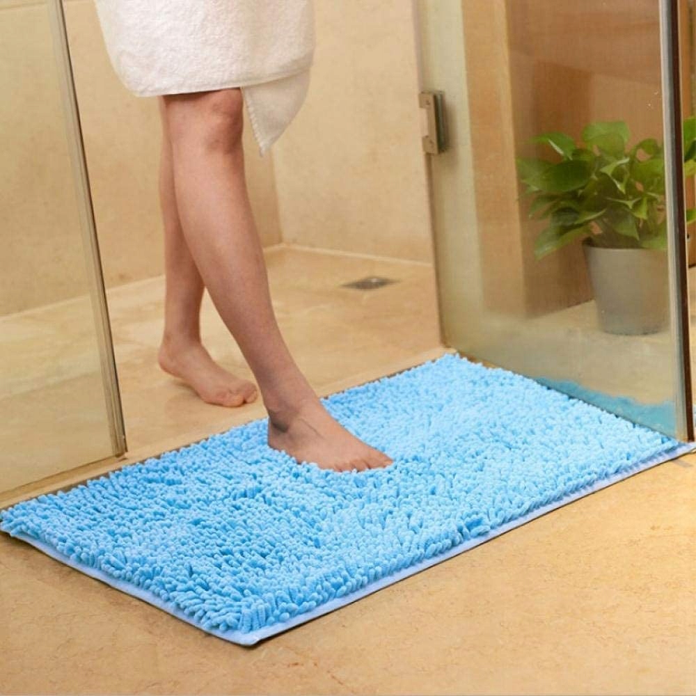 Protišmyková kúpeľňová podložka - Non -slip Kúpeľňa, modrá 450x65 cm