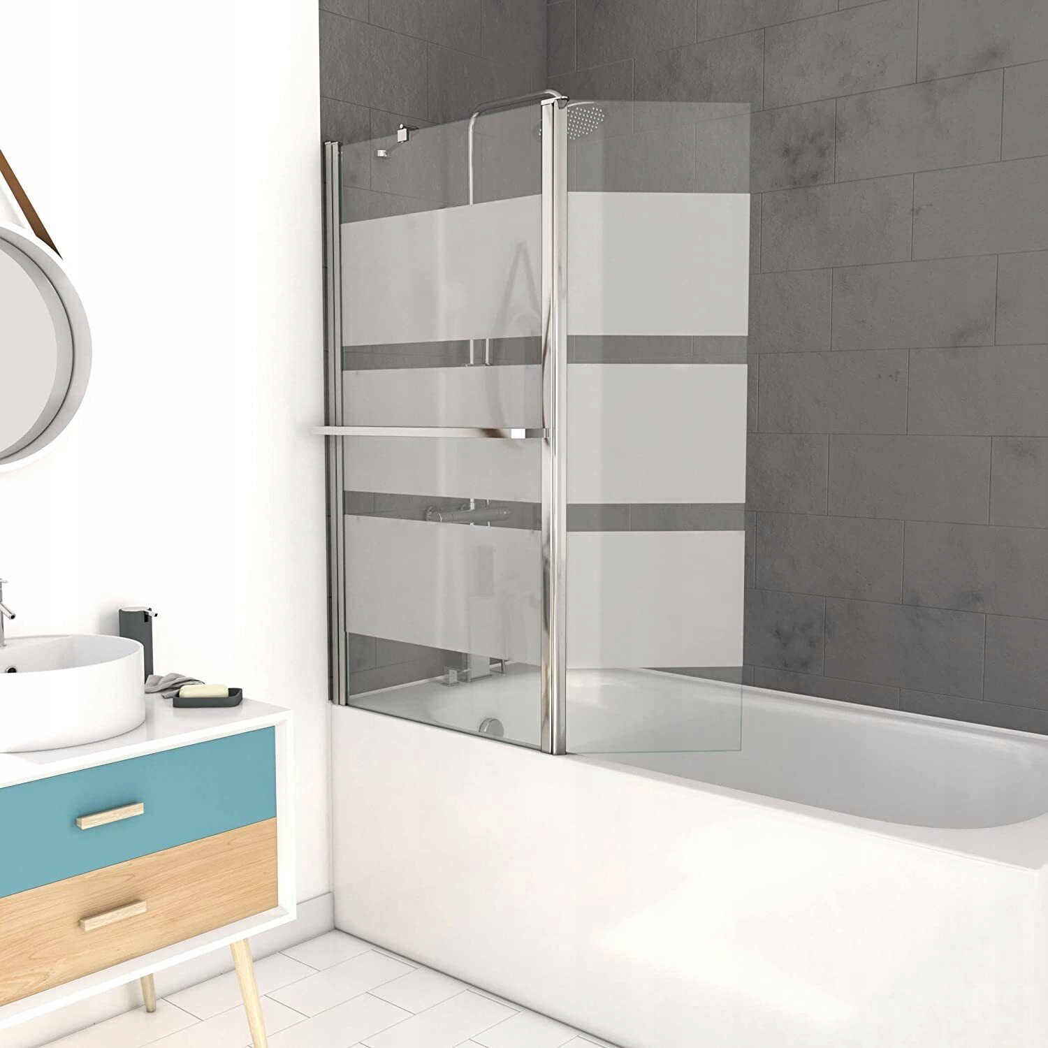 Vaňová zástena - Aurlane FAC144 Narvanne 130 x 105 cm