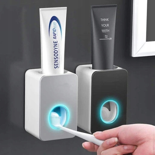 Kúpeľňová sada - Automatický výdaj zubnej pasty Squeezer 2 PCS.