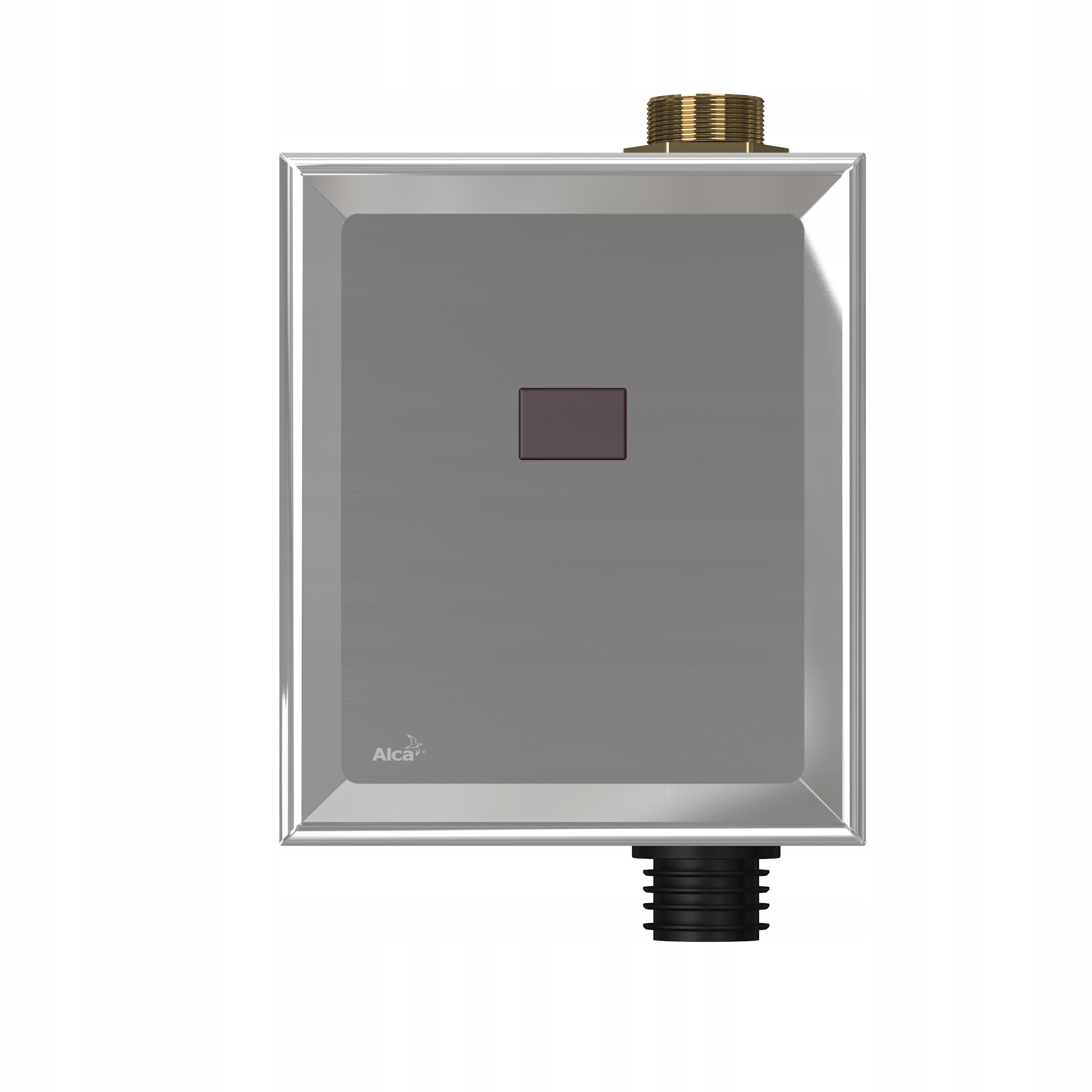 Splachovacie WC tlačítko -  Automatický oplachovací ventil pre toaletu, chróm, 12 V (