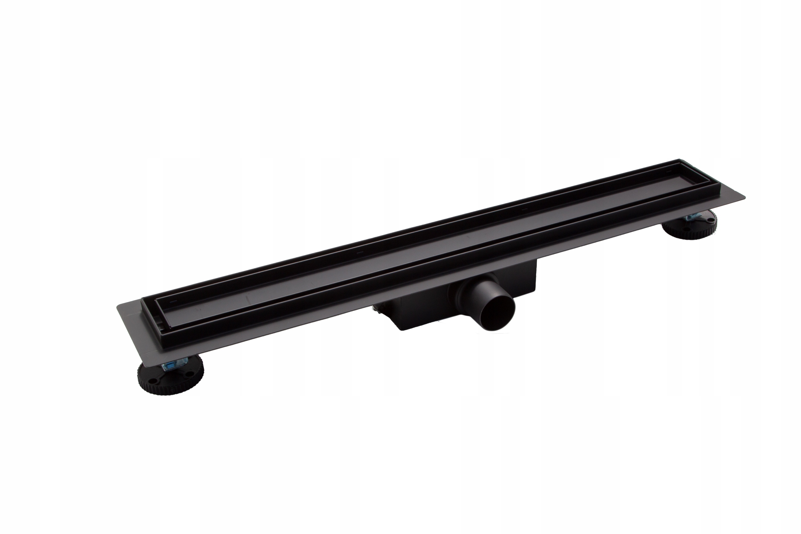 Sprchový žľab odtok - Balneo Duplex Black Next 2in1 lineárny výtok 50 cm