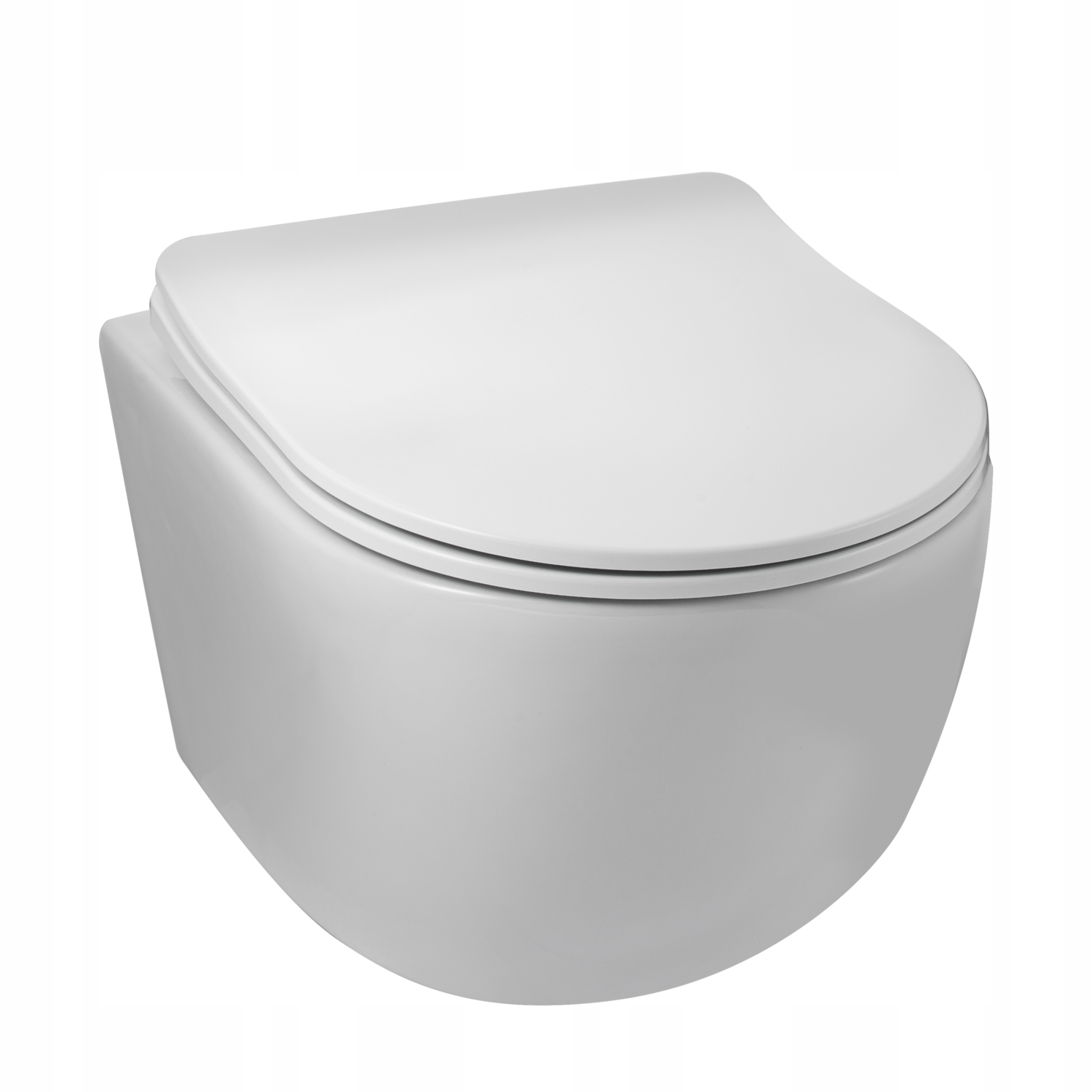 WC misa - BALNEO LUNA RIMLOSS Závesné toalety s doskou CLIK