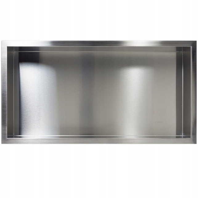 Polička do kúpeľne - BALNEO WALL -BOX ONE PORLESKÁ Poličky 60x30x7 Inox