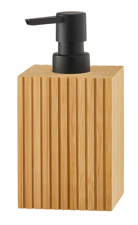 Dávkovač mydla - Bambusový dávkovač na SOAP 8.2x6,5x17,5 cm