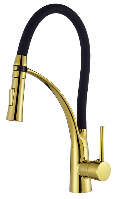 Kuchynské batérie - PELICAN GOLD Kuchynský kohútik flexibilné zlato