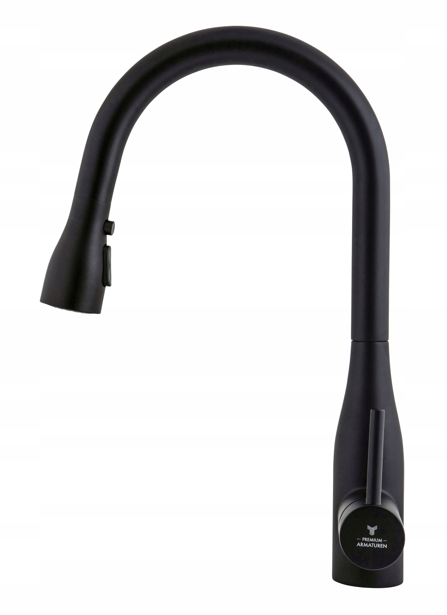 Kuchynské batérie - Verona Black Matt Kitchen Faucet