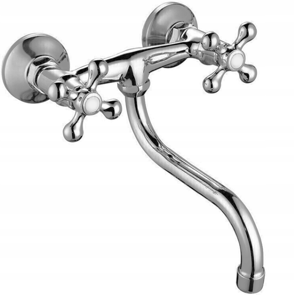 Kuchynská, drezová batéria - Washbasin faucet kuchynský kohútik, umývadlo na stenu.