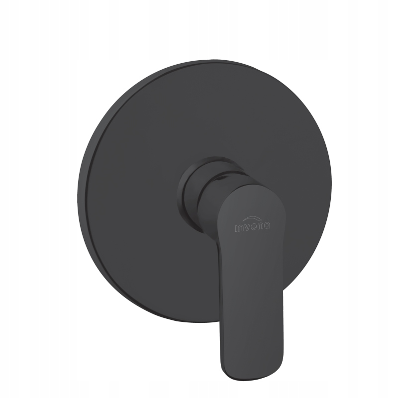 Podomietková batéria - 1-funkcie flush batéria black Invena Siros