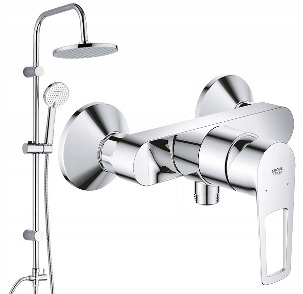 Sprchová batéria Grohe Eurosmart + dažďová sprcha