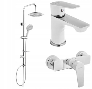 Sprchová batéria+Washbasin Doc.+Dažďová voda