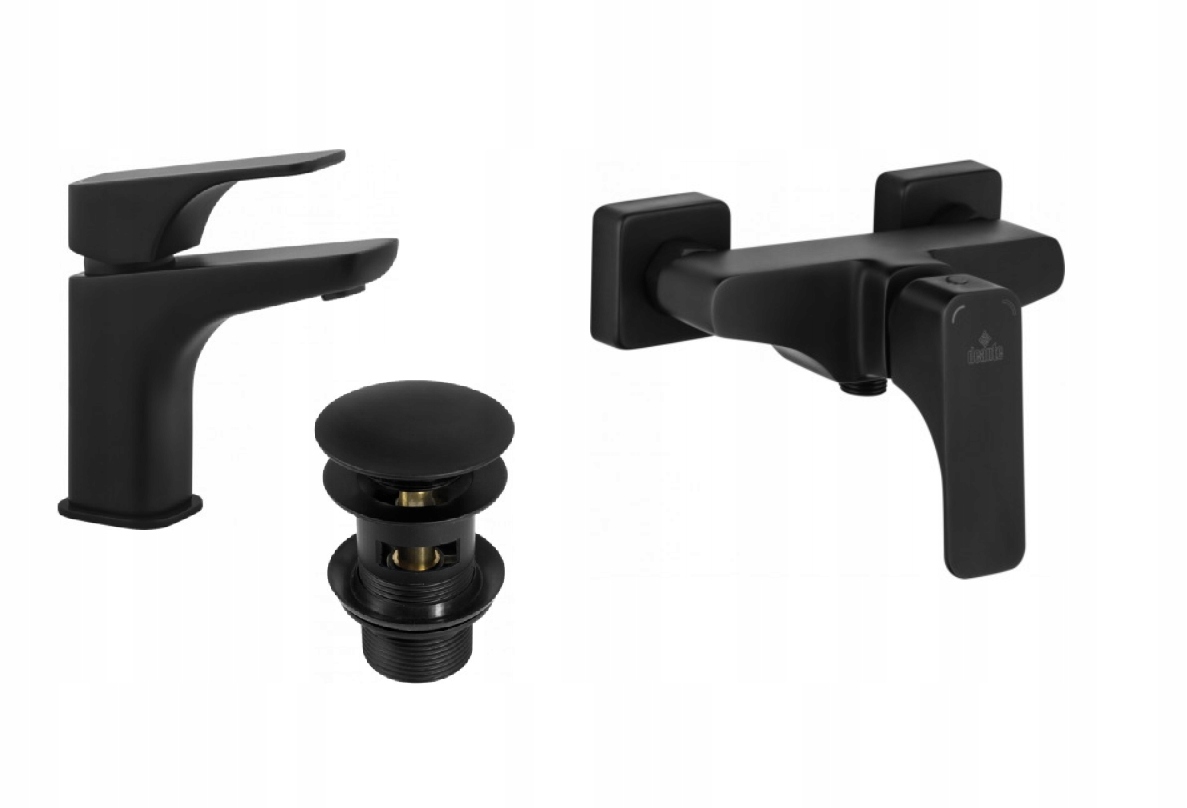 Umyvadlová batéria - BATÉRIE SINK BATÉRIE SPRCHOVÁ BLACK Deante