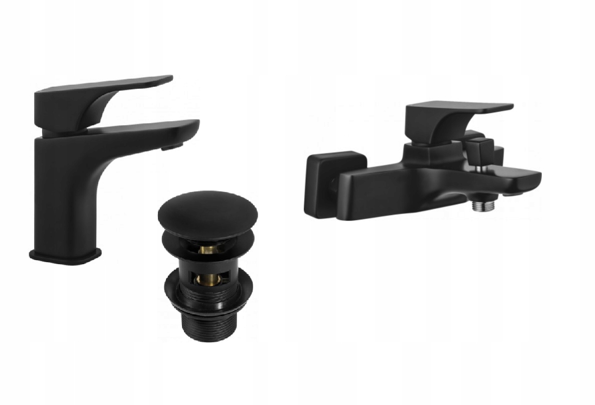Umyvadlová batéria - Umývadlo batérie Bath Black Deante