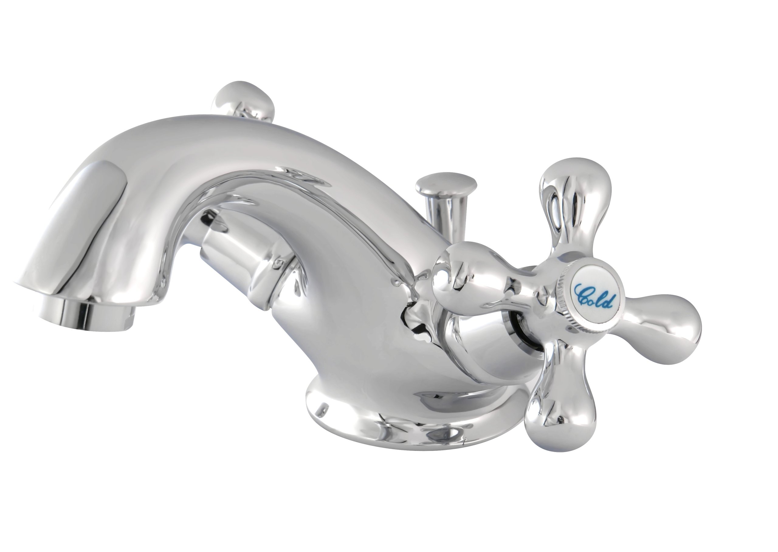 Umyvadlová batéria - Kúpeľňa umývadlo kohútik Victorian 1 Chrome