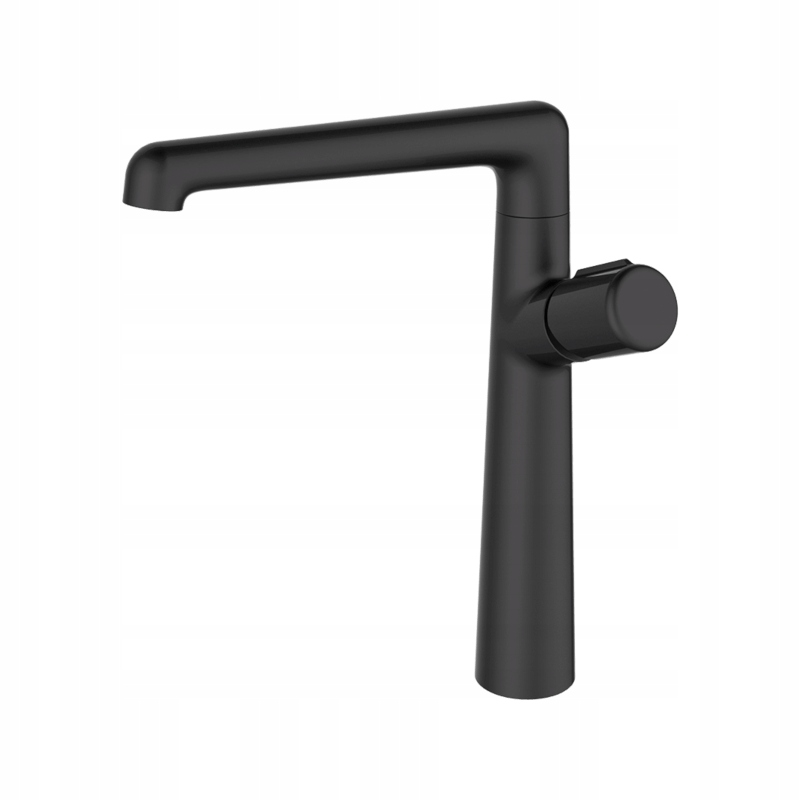Umyvadlová batéria - Pípa HIGH BLACK WITH PLUG Pretto