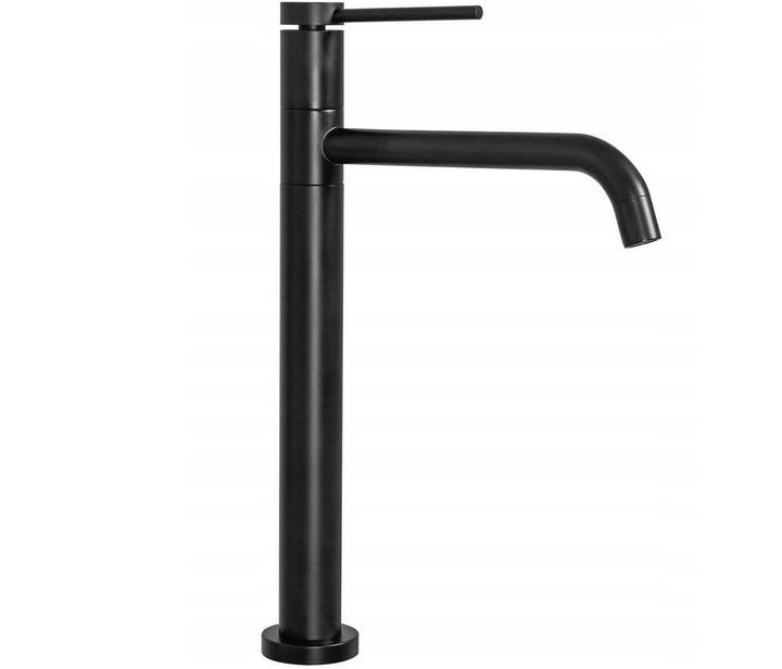 Umyvadlová batéria - Pípa SLIM HIGH BLACK BLACK MAT