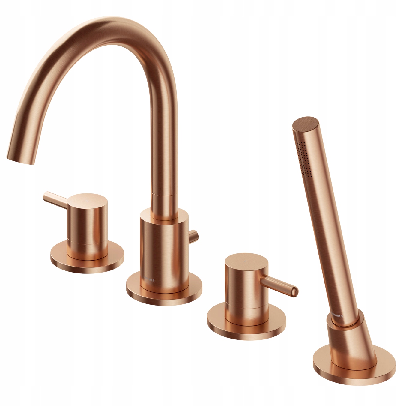 Vaňová batéria so sprchou - Vani Omnires Omnires Copper Brush Y1232CPB