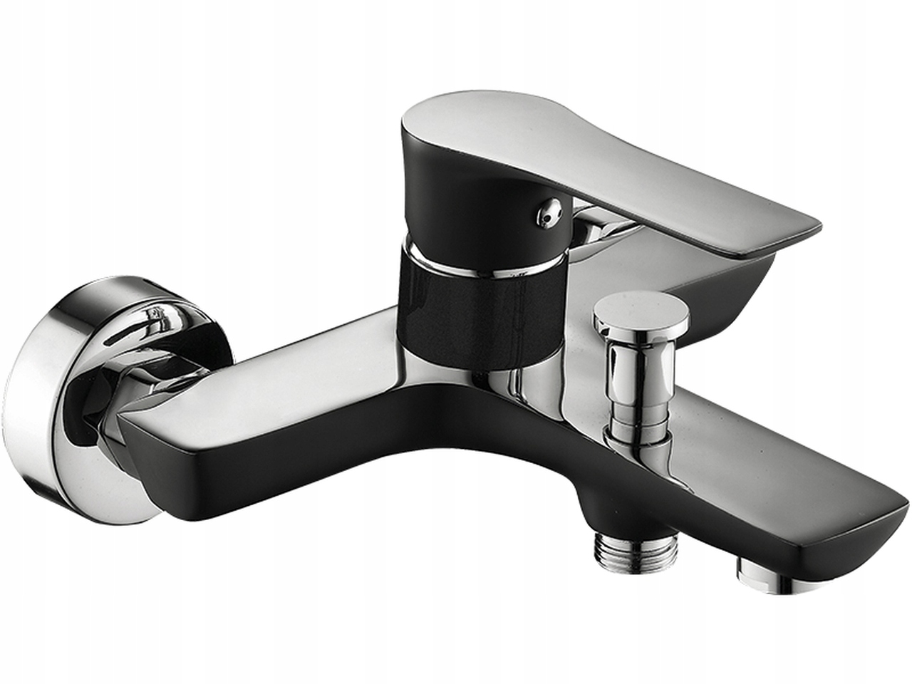 Vaňová batéria - Sprchový vaňa Black Chrome LAVEO