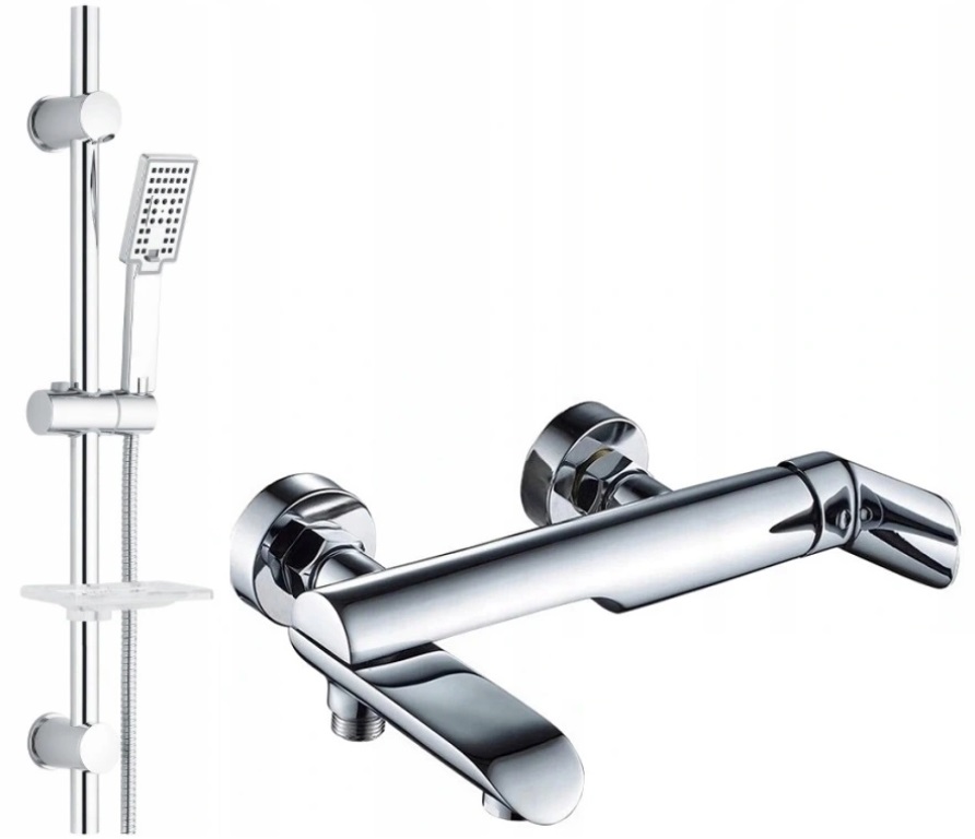 Vaňová batéria - Bath Mixer Skladací dlhý výtok + sprcha
