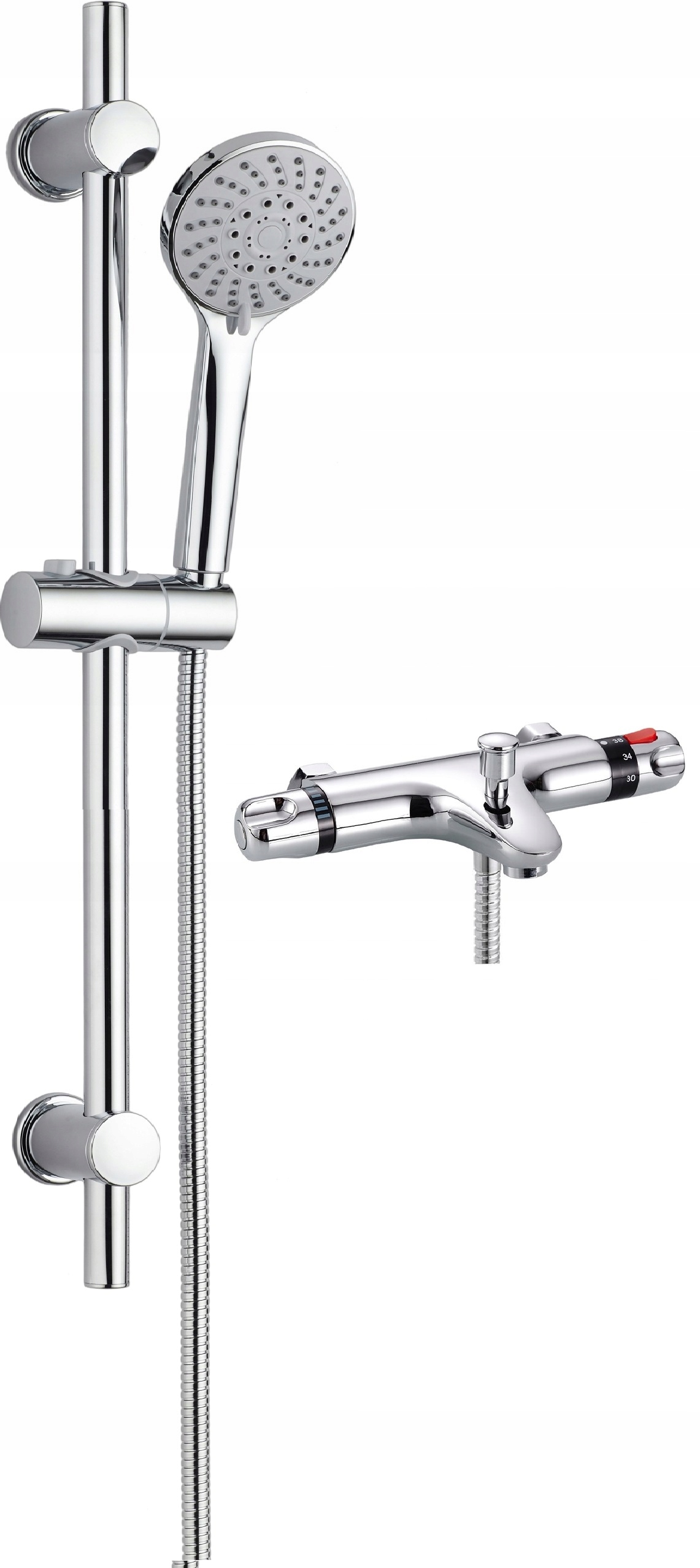Vaňová batéria - Bath Mixer Termostatický sprchový bar